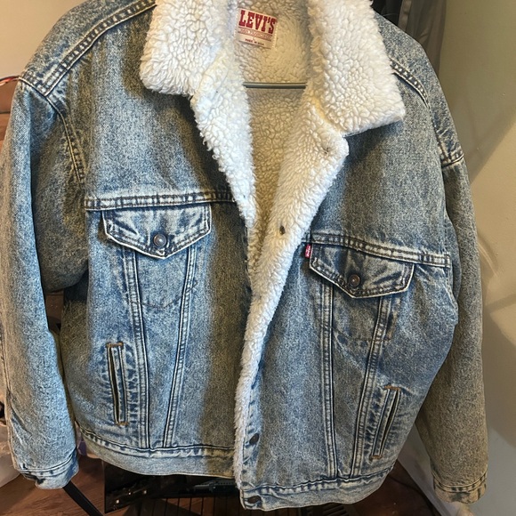 Levi's Other - Vintage 1980 Levi's Cream Sherpa Lining 70609-0219